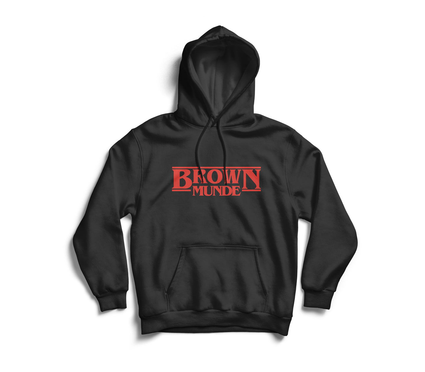 Brown Munde Red Hoodie