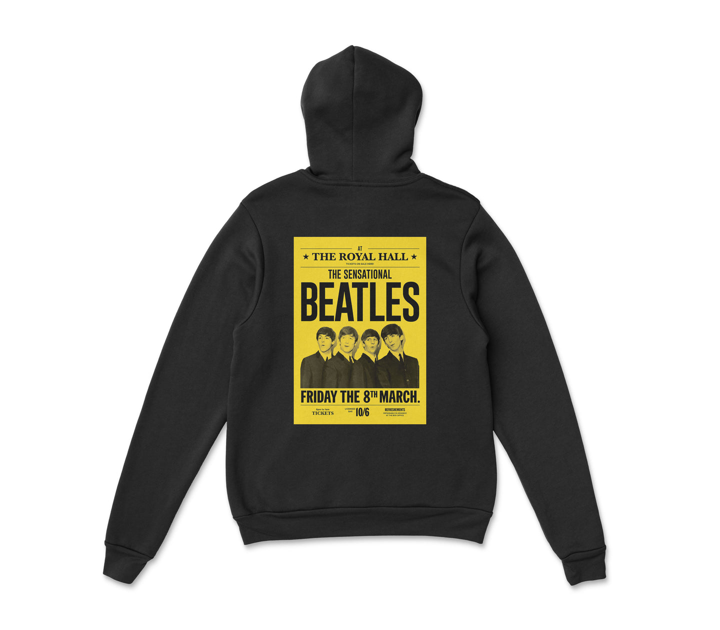 Beatles Tour Poster Hoodie