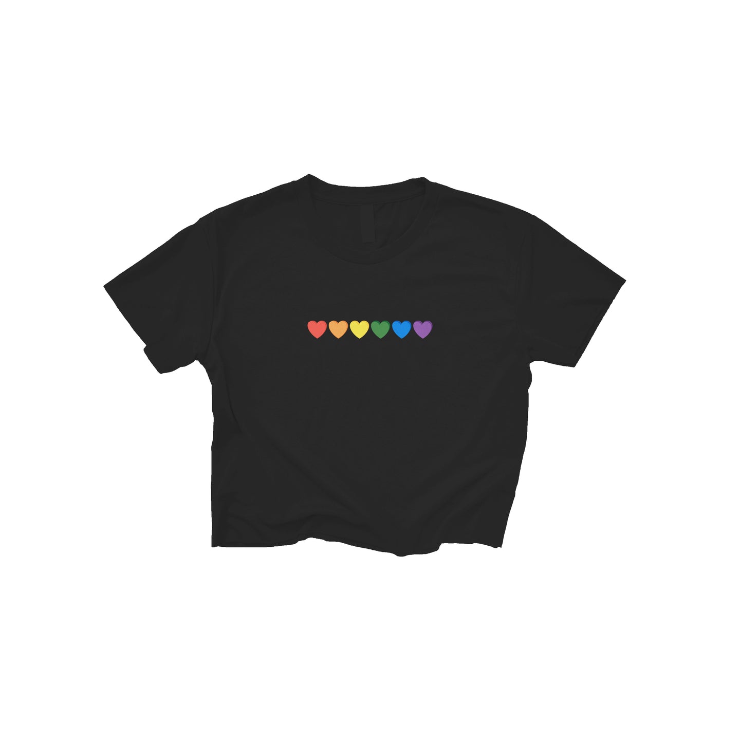 Pride Hearts Crop Top