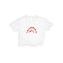 Load image into Gallery viewer, Lesbian Rainbow Crop Top
