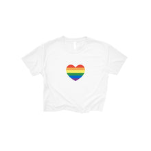 Load image into Gallery viewer, Pride Heart Crop Top
