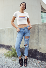 Load image into Gallery viewer, Pride Dinosaur Crop Top
