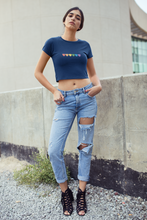 Load image into Gallery viewer, Pride Hearts Crop Top
