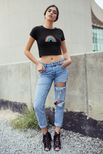 Load image into Gallery viewer, Pride Rainbow Crop Top
