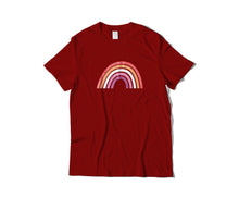 Load image into Gallery viewer, Lesbian Rainbow Colors T-Shirt
