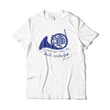 Load image into Gallery viewer, Blue French Horn Orchestra T-Shirt
